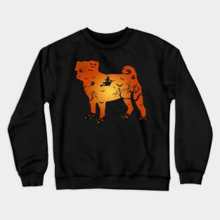 Pug Halloween Mens Womens Crewneck Sweatshirt